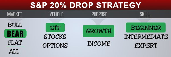 S&P 20% Drop Trading Strategy
